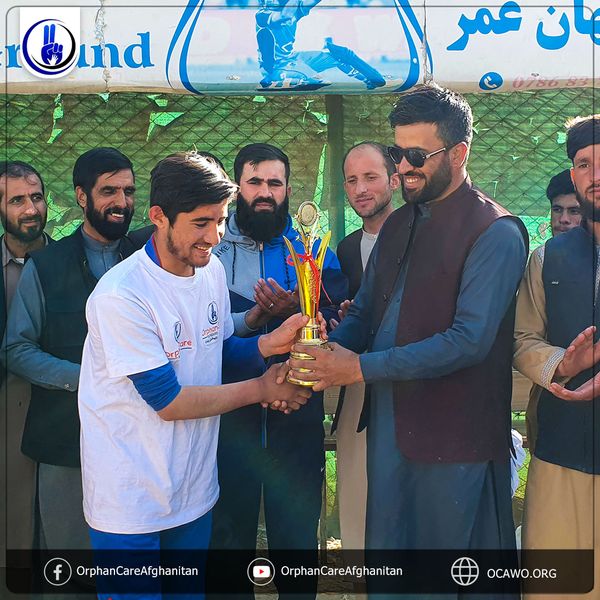 Orphan Care Afghanistan Welfare Organization's cricket team won second place!🏏